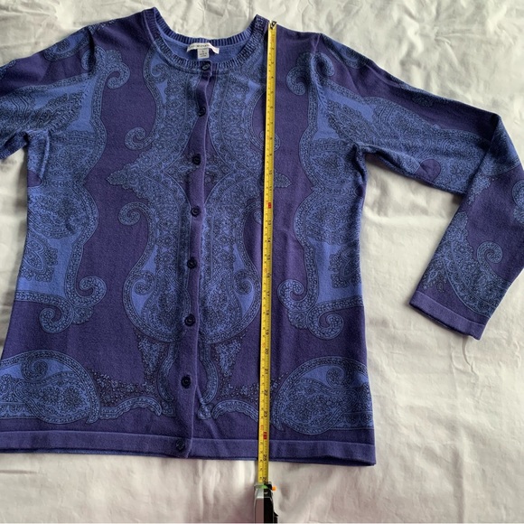 Isaac Mizrahi Live cardigan button front - Picture 6 of 9